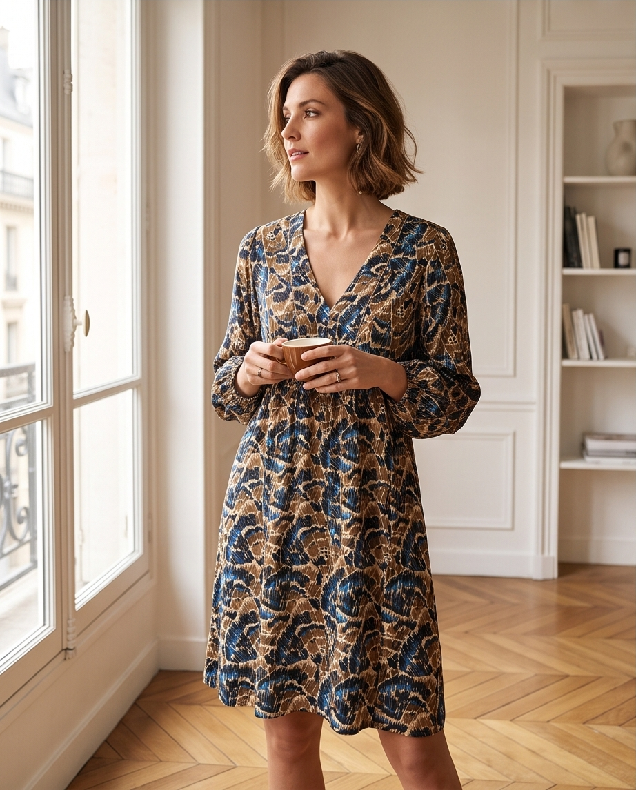 Lola espeleta robe brune - neuve - taille 40 & 46