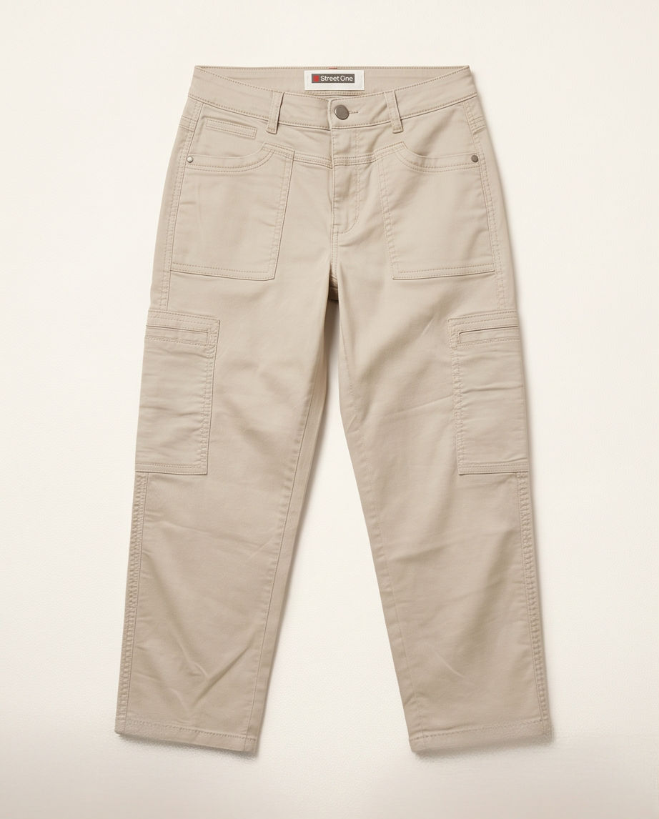 Pantalon 7/8 Street One beige - neuf - taille 32