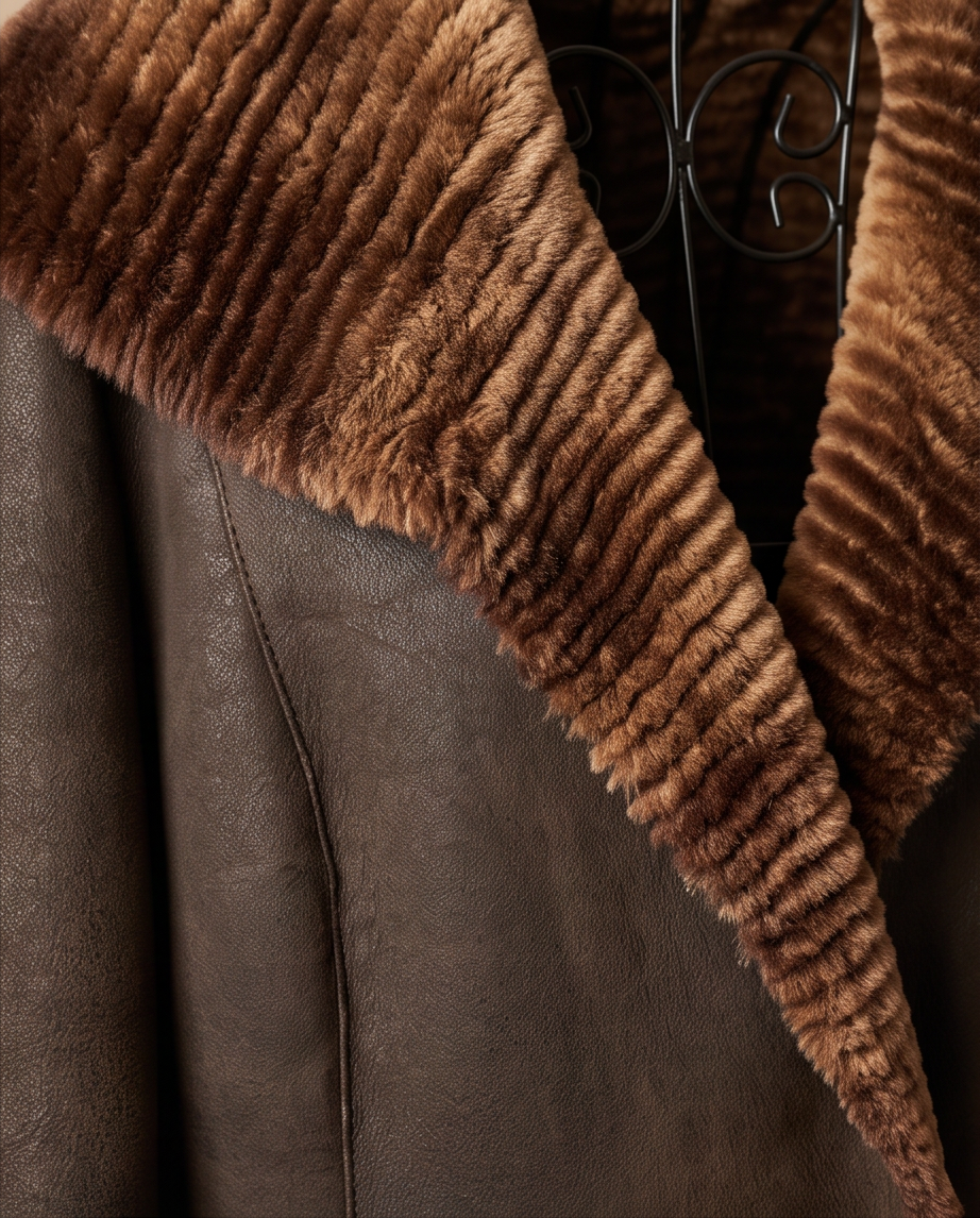 Manteau en Cuir GIORGIO CUIRS — Paris — Comme Neuf — Taille 44