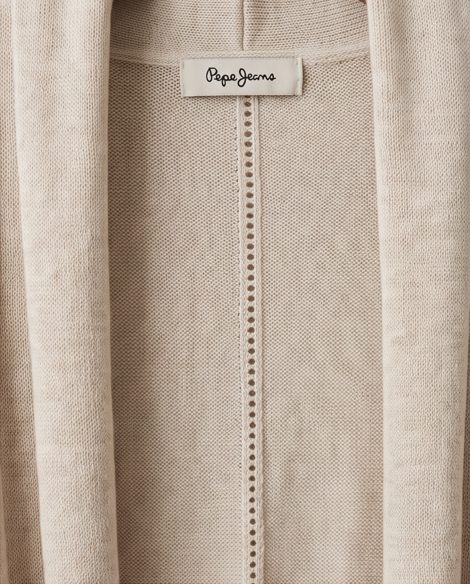 Cardigan beige Pepe Jeans — taille M — très bon état