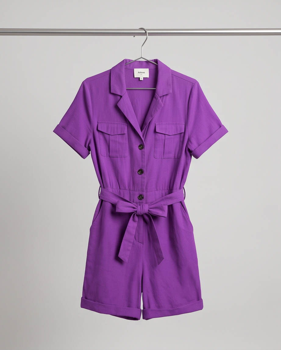 Artlove Combinaison short violette - très bon état - taille 40