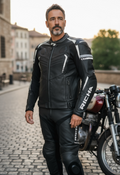 RICHA VÊTEMENT CUIR MOTO - très bon état - 50