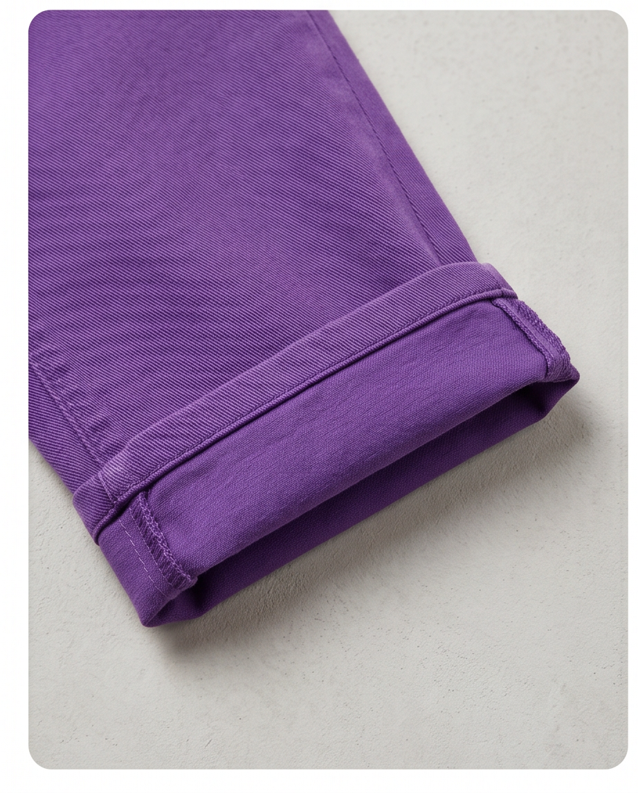 DenimStudio pantalon coton mauve - très bon état - taille 29