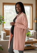 Jaquette Longue FERRACHE Rose — Neuve — Taille L