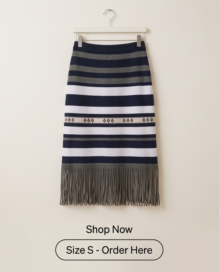Jupe longue en cachemire NOTSHY — neuve — taille S