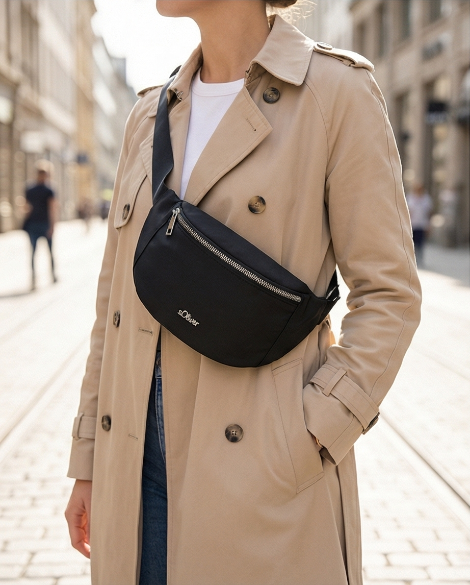 VENDU S.Oliver sac banane noir
