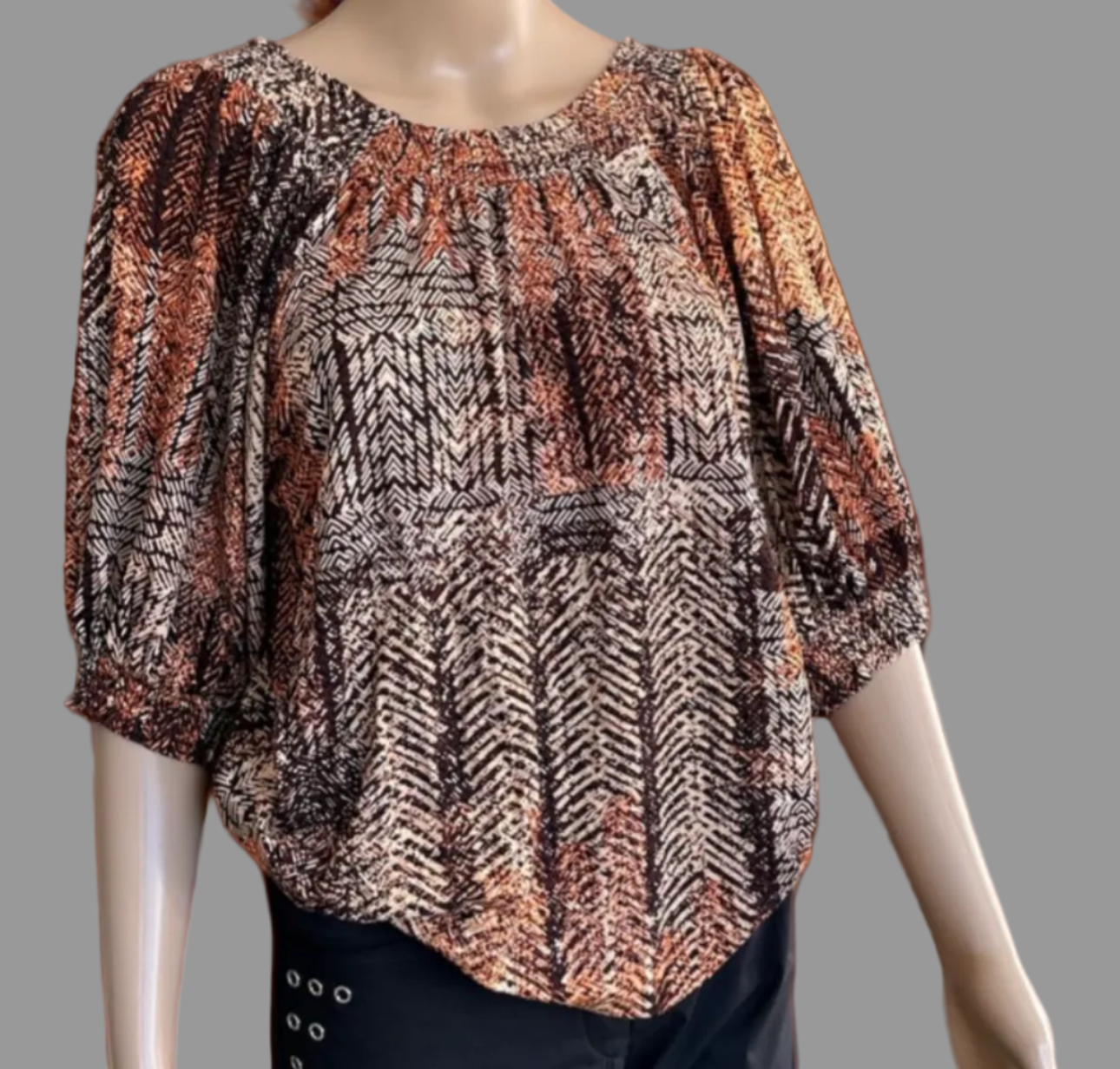 Tramontana blouse brun - neuve - XL