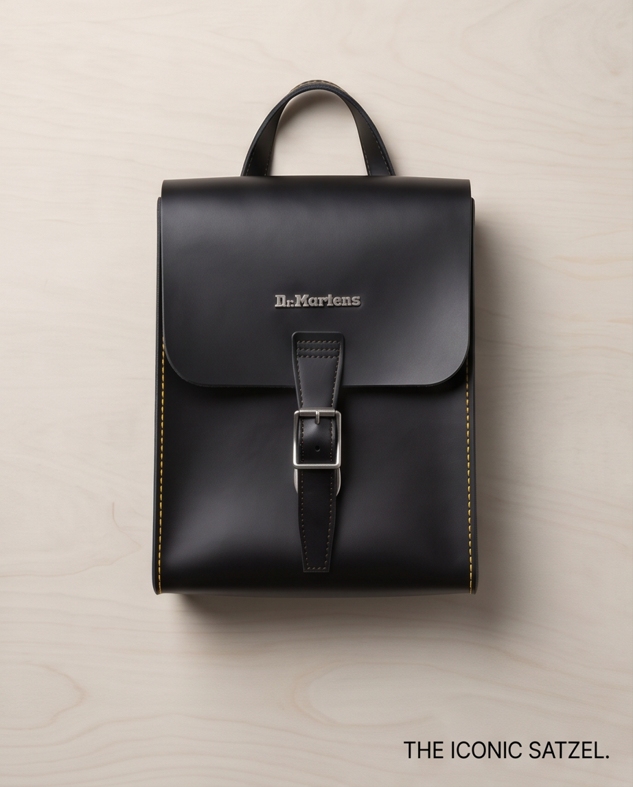 Sac à dos Dr. Martens — Cuir Noir — Très bon état