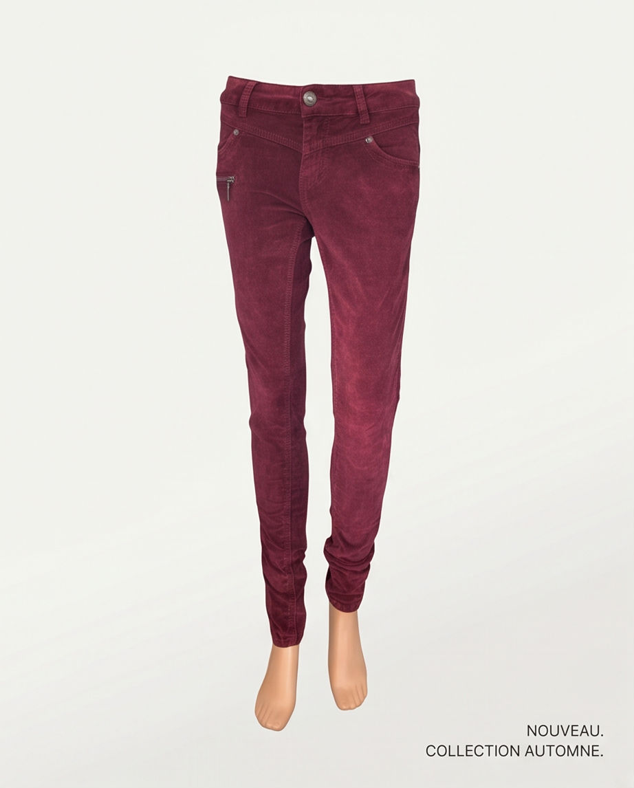 Driver jeans bordeaux - neuf - taille 27