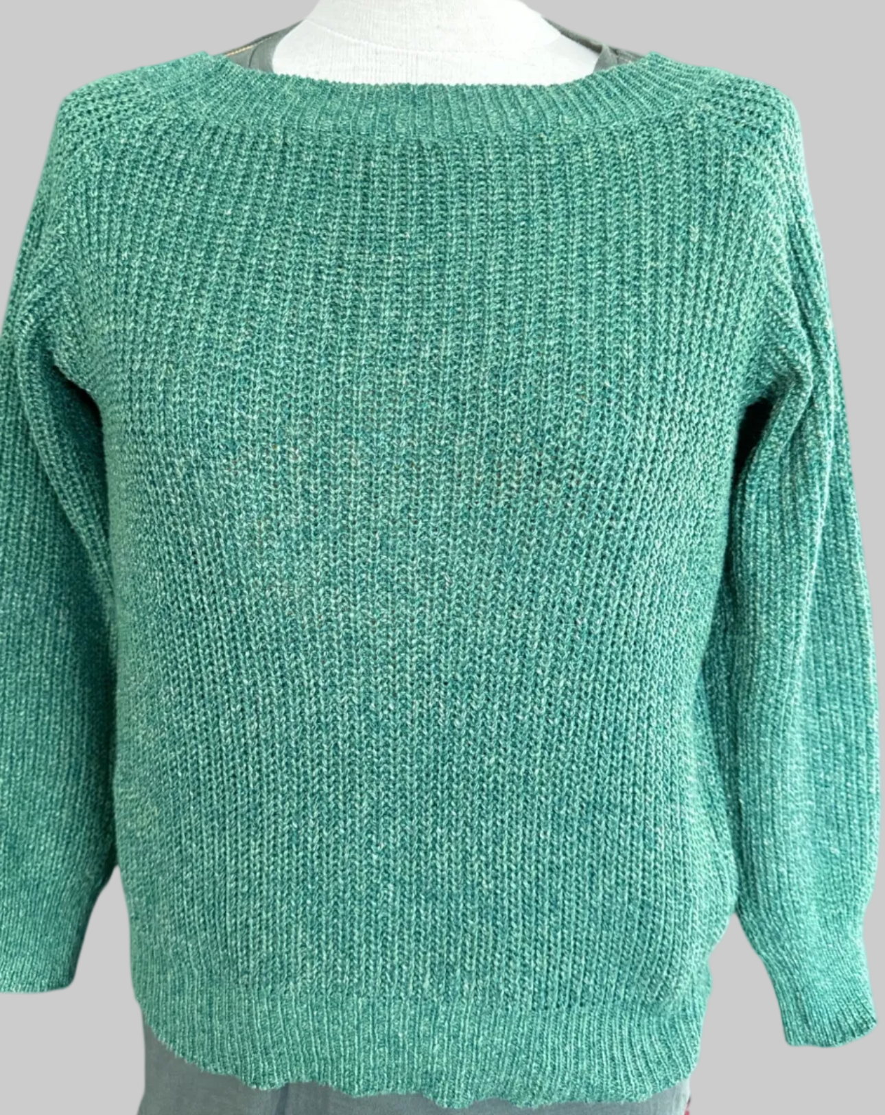 Pull vert - très bon état - S
