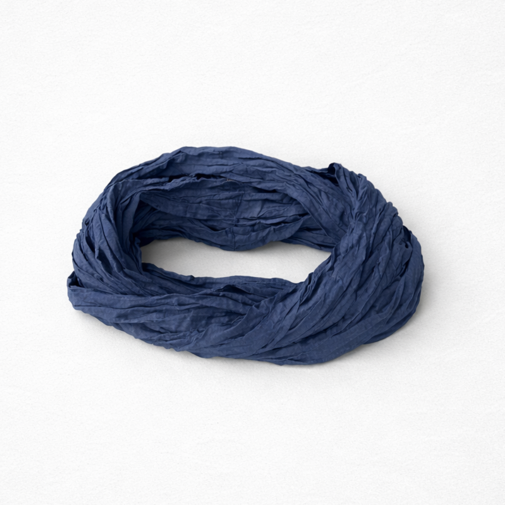 Echarpe Infinie marine neuve