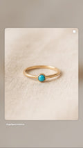 Bague fine et élégante en plaqué or neuve