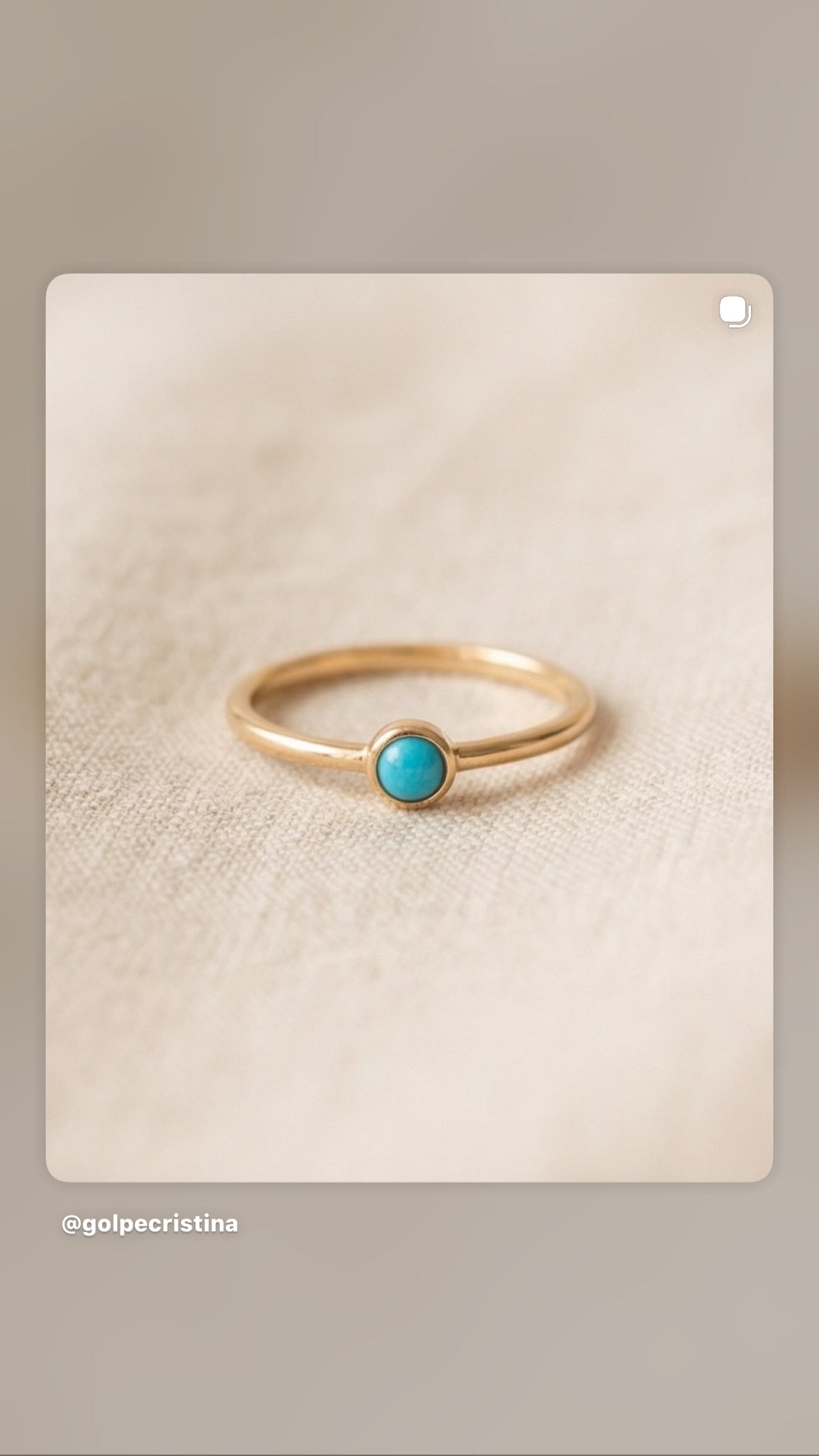 Bague fine et élégante en plaqué or neuve