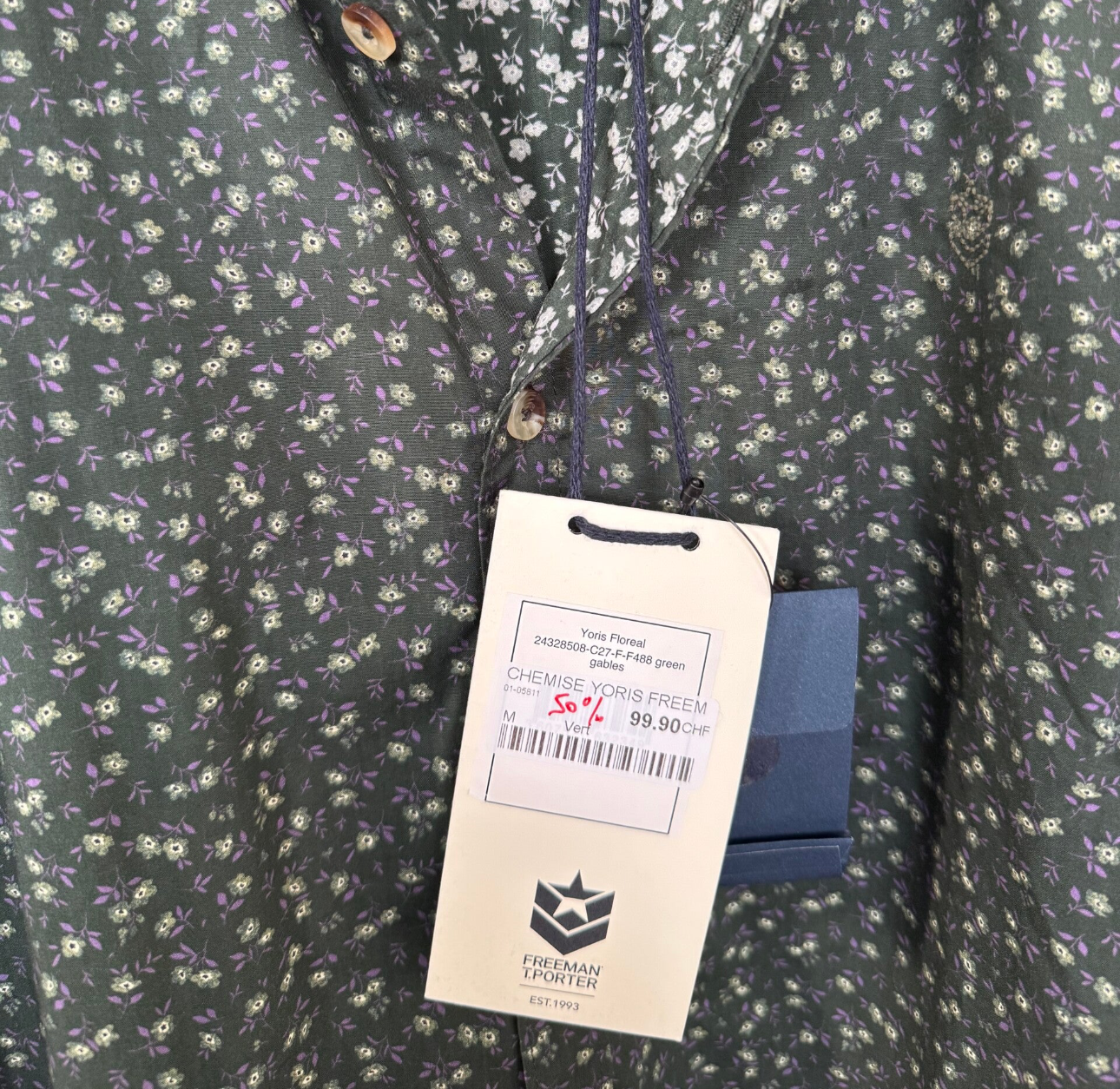 Chemise Freeman T.Porter - neuve - M