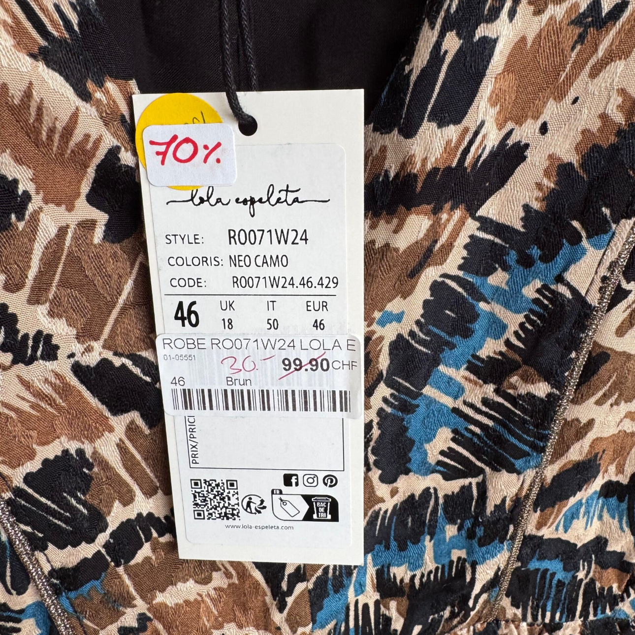 Lola espeleta robe - neuve - 40 / 46