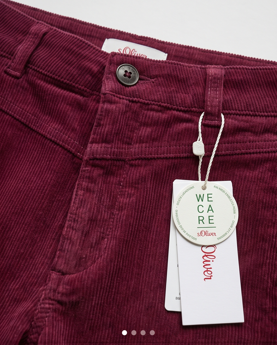 S.Oliver pantalon bordeaux - neuf - taille 32
