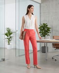 S.Oliver Pantalon corail - neuf - taille 36 & 42
