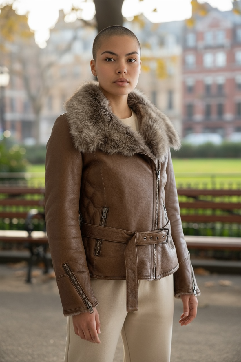 Veste Ventcouvert  Aviateur mouton retourné neuve taille 38