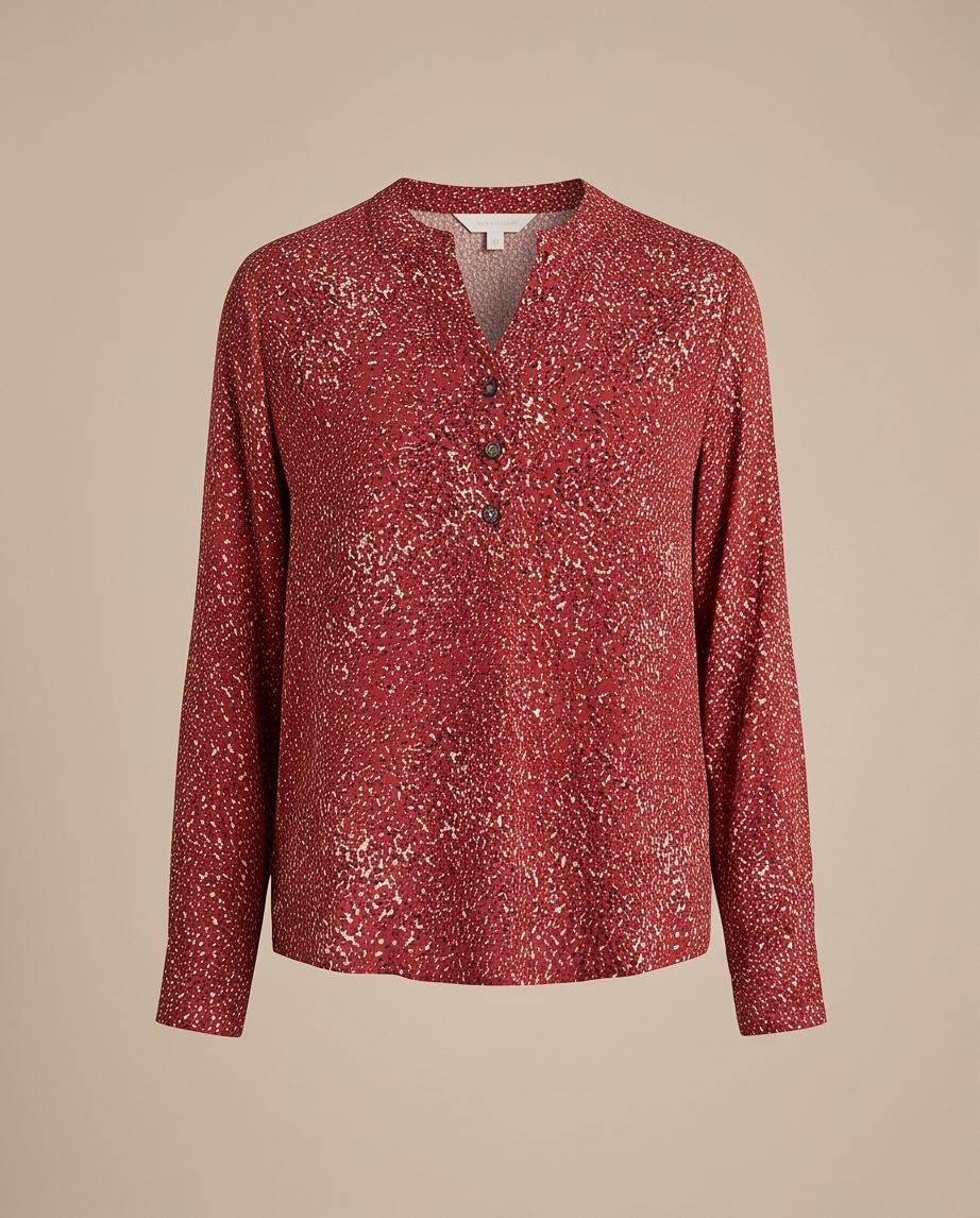 DRIVER blouse brique - neuve - S