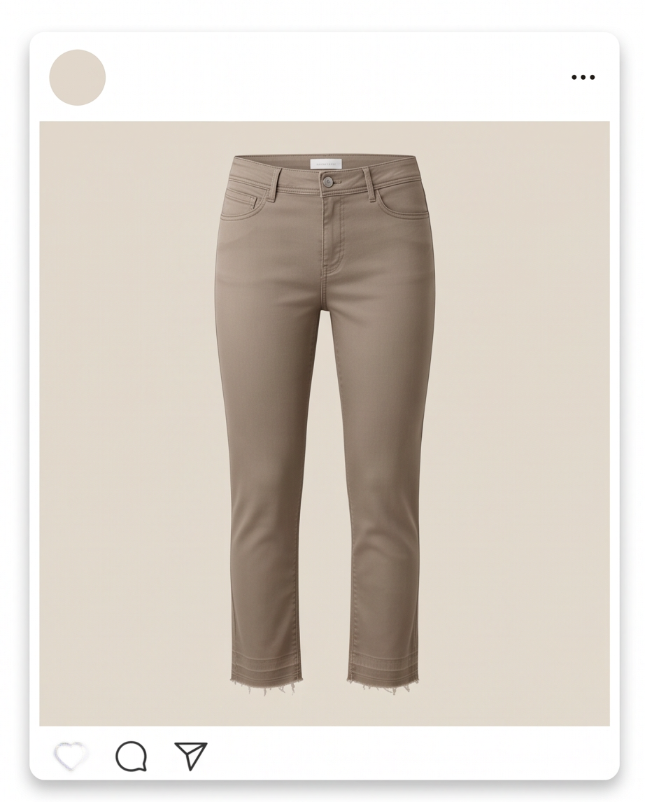 Pantalon Court d'Été S.Oliver Kaki — Neuf — Taille 44