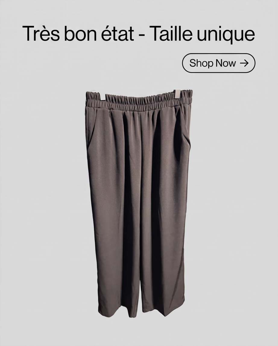 Grace & Mila pantalon noir - très bon état - taille TU