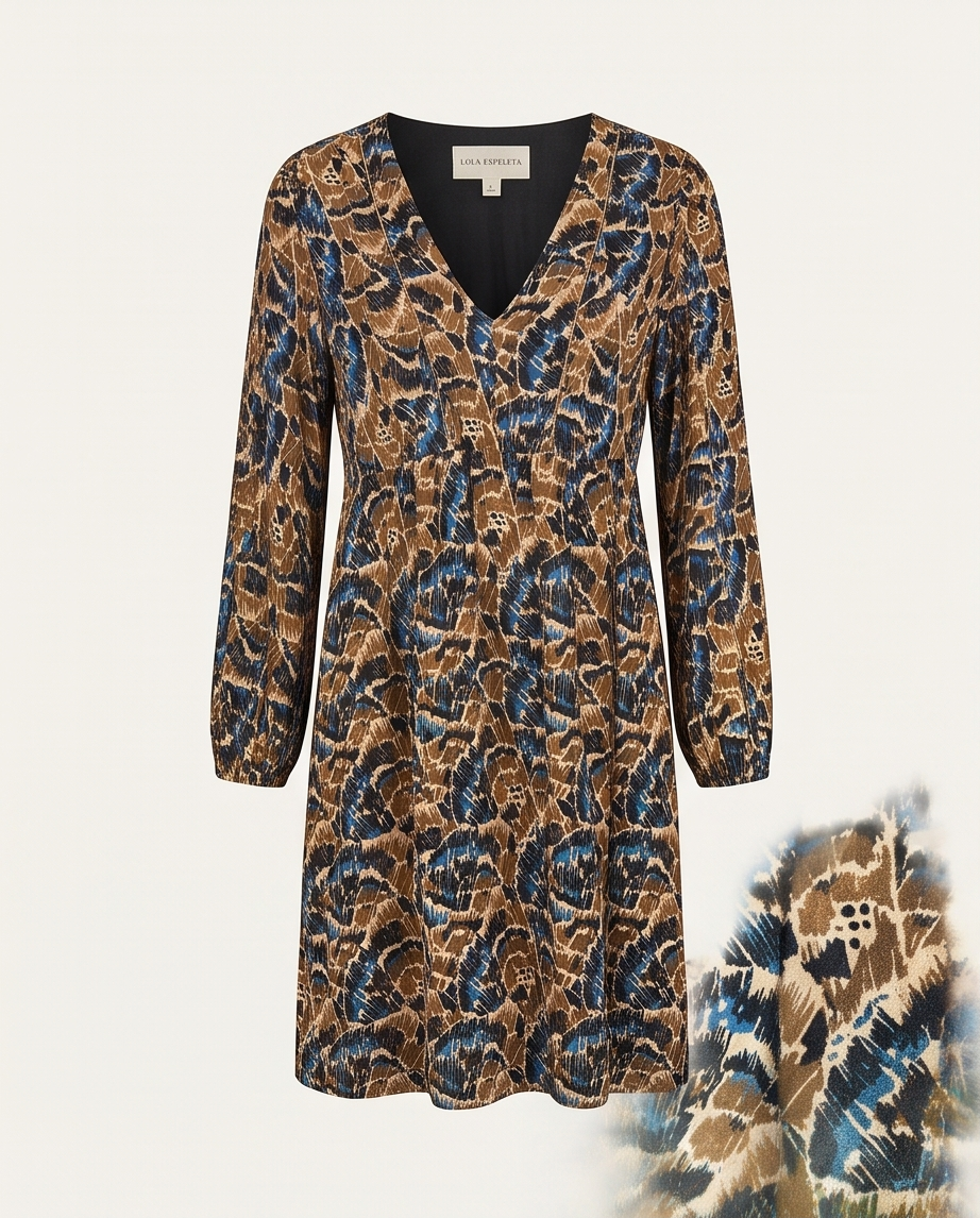 Lola espeleta robe brune - neuve - taille 40 & 46