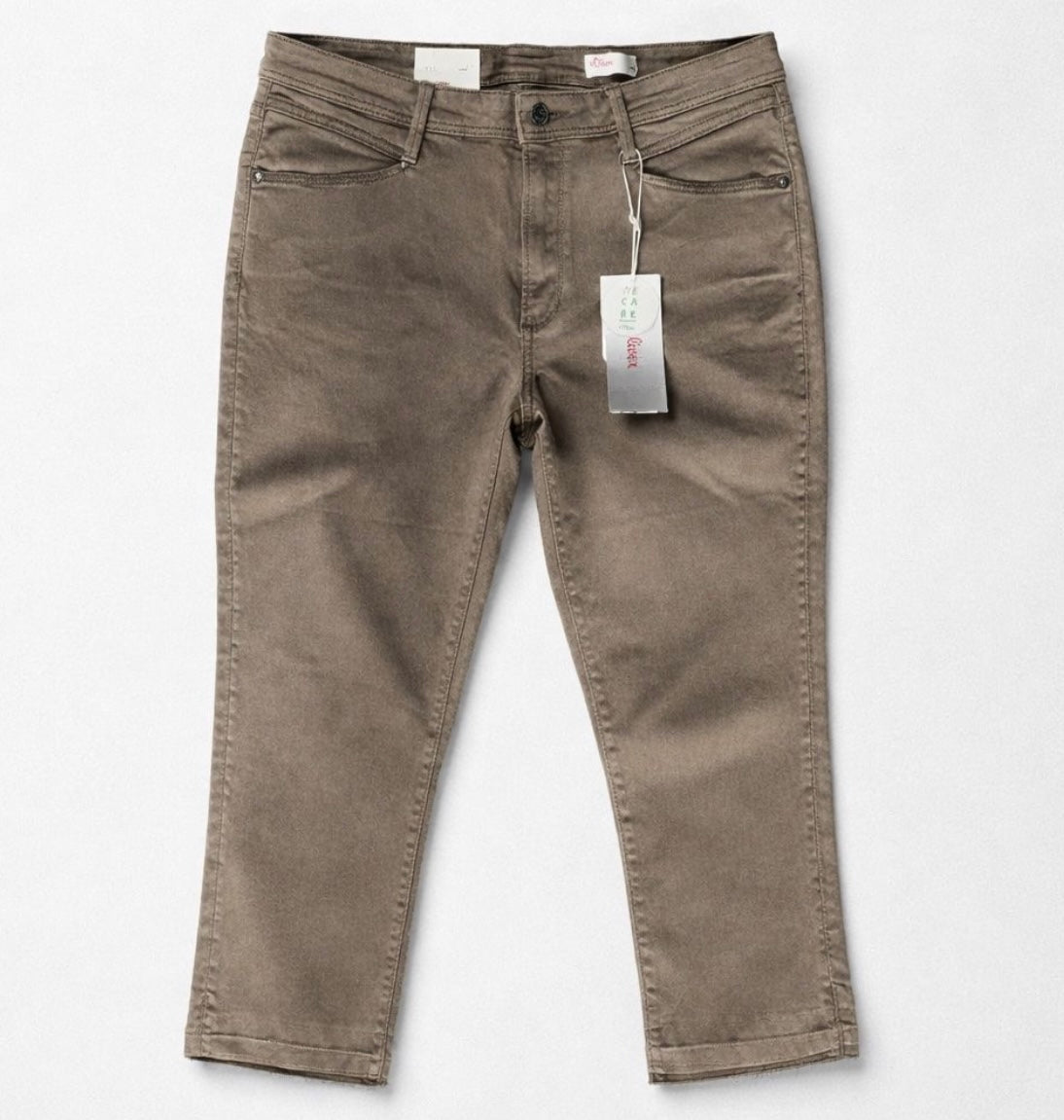 VENDU  S.Oliver Pantalon d'été court kaki
