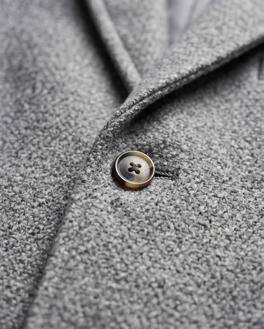 Manteau S.Oliver Homme Gris — 50% Laine — Neuf — Taille 50