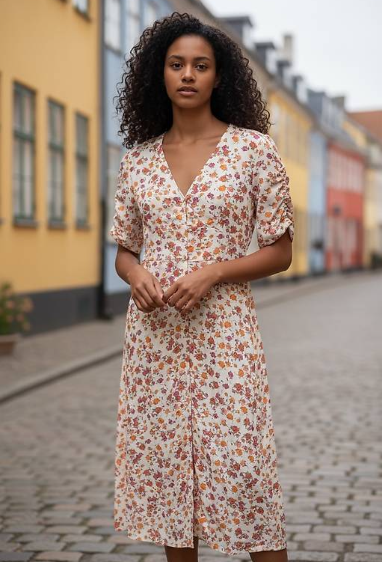Grace & Mila robe longue beige - neuve - taille 36