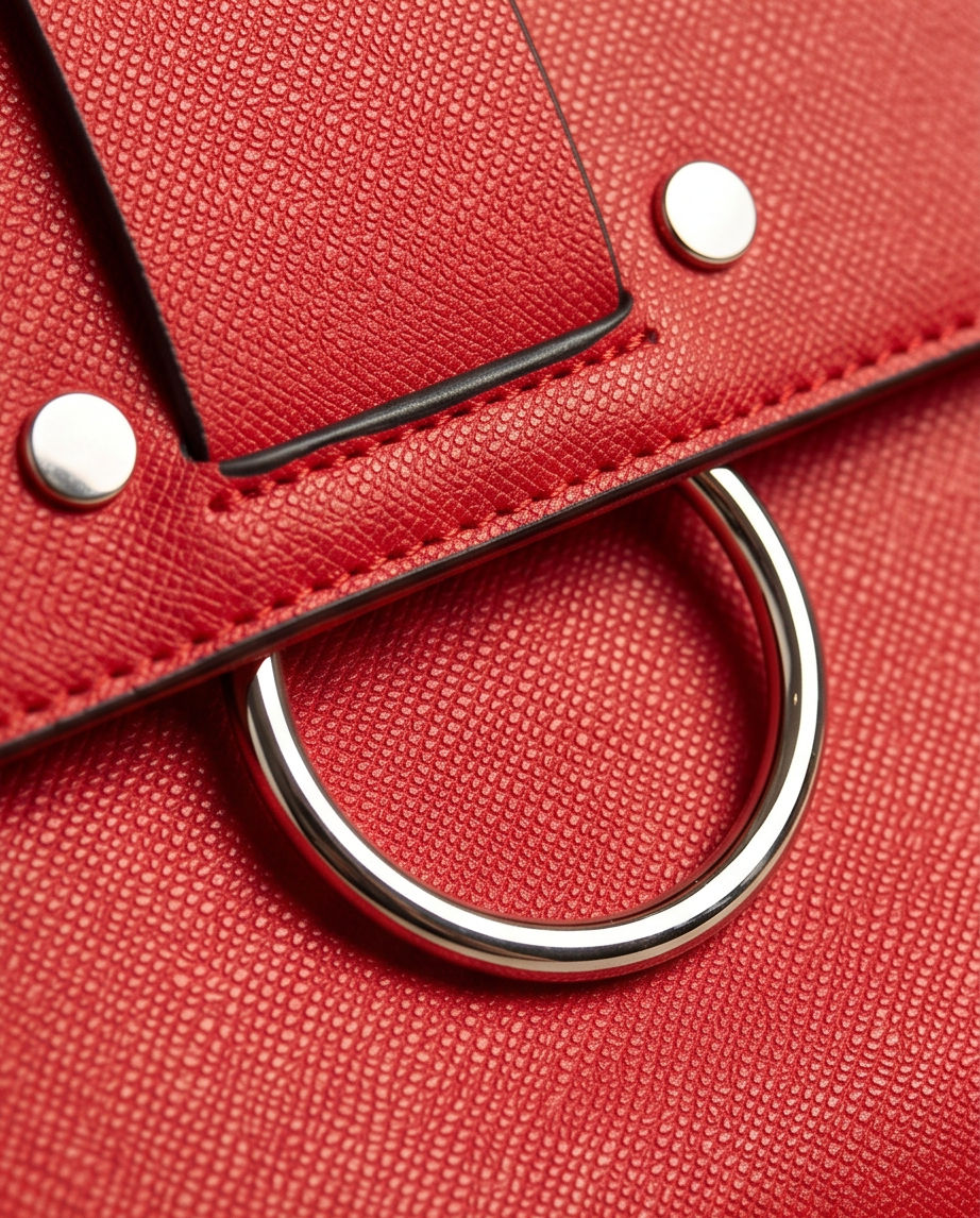Sac New Look en faux cuir rouge — neuf