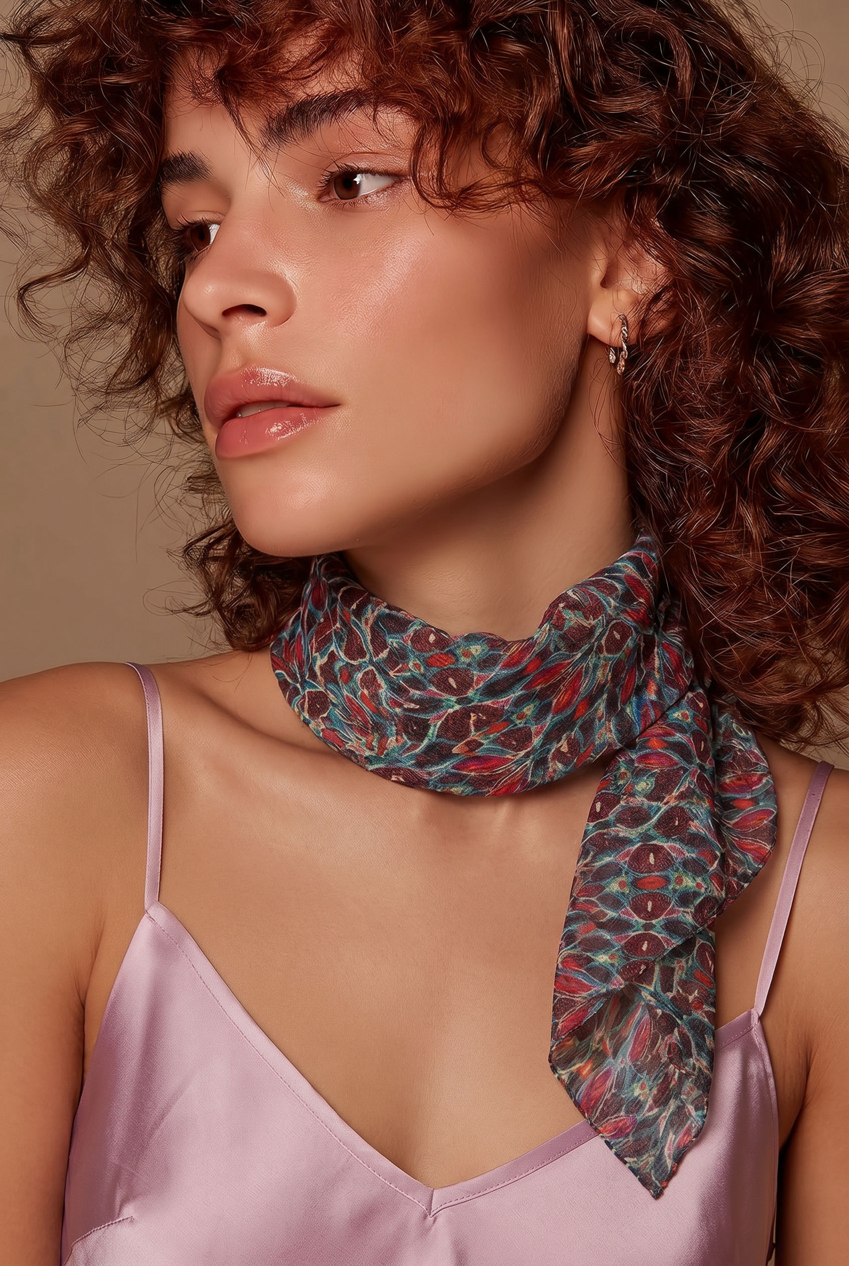 Écharpe d’Été LPB — Motifs Colorés — Neuve