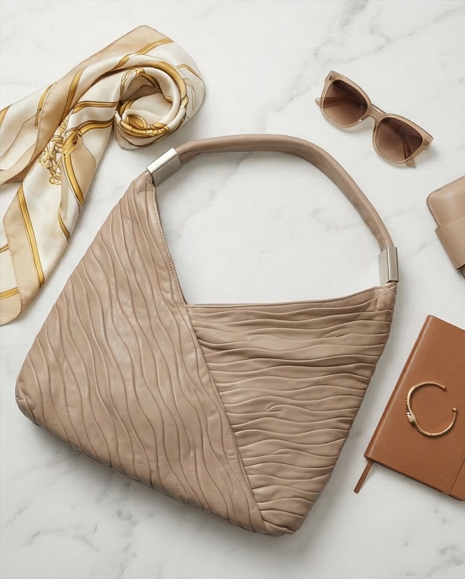 L'élégance intemporelle signée LUPO. Sac en cuir véritable neuf