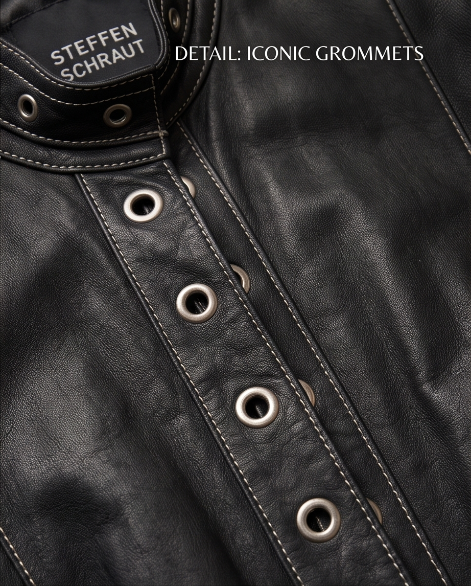 STEFFEN SCHRAUT – Veste femme /homme cuir – Taille 42 – Comme neuve