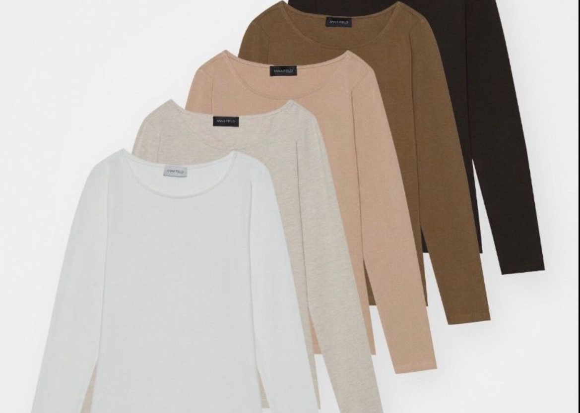 Anna Field 5 PACK - T-shirt à manches longues taille M